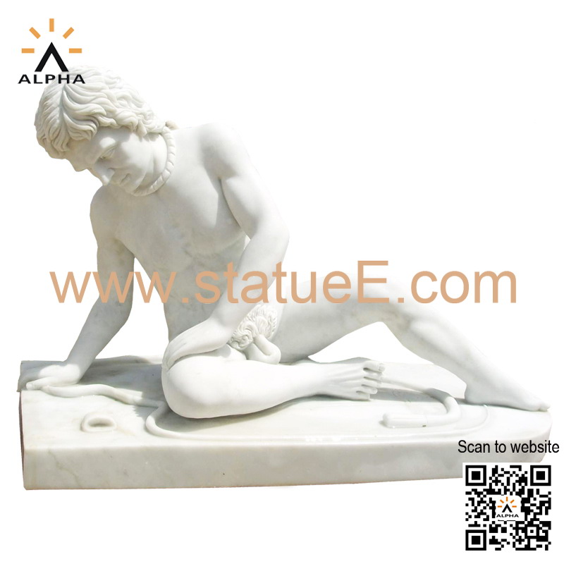 Marble Dying Gaul statue